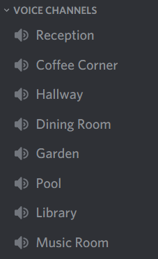 Discord voice channels on the day